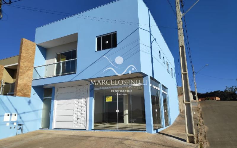 Salão Comercial e Apartamento. Monte Sião